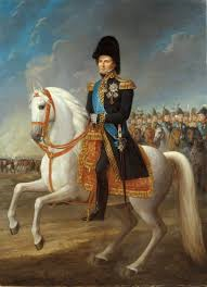 Picture on Karl XIV Johan on horseback