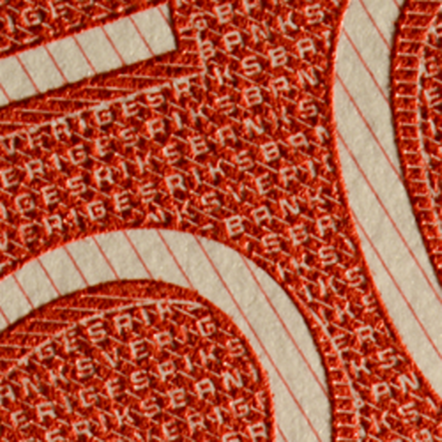 500-krona banknote Microtexts denomination front)