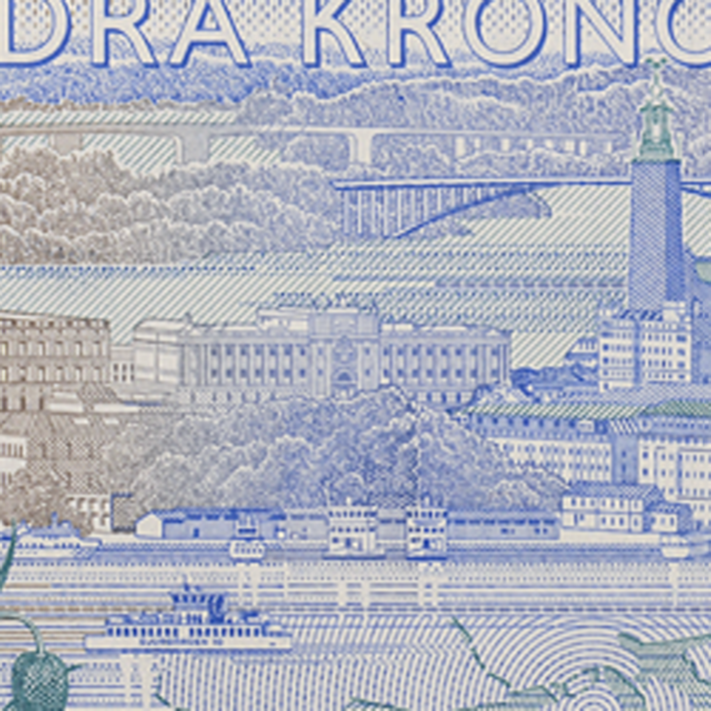 100-krona banknote motif Stockholm back)