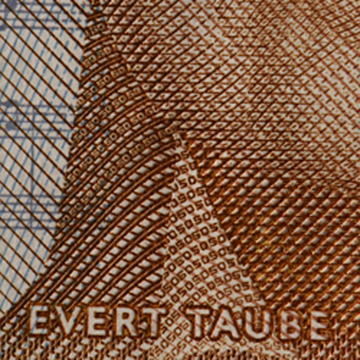 50-krona banknote microtext portrait front)