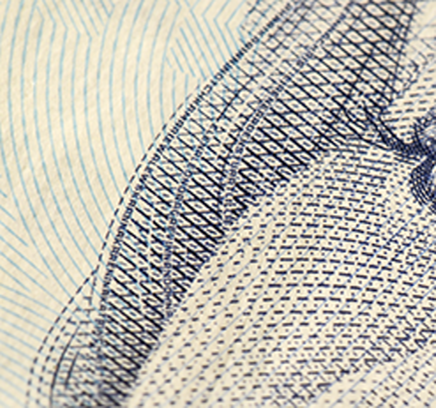 100-krona banknote minitext hair front)