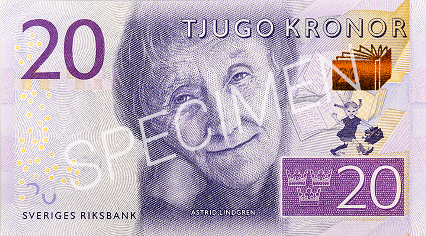 20-krona banknote front)
