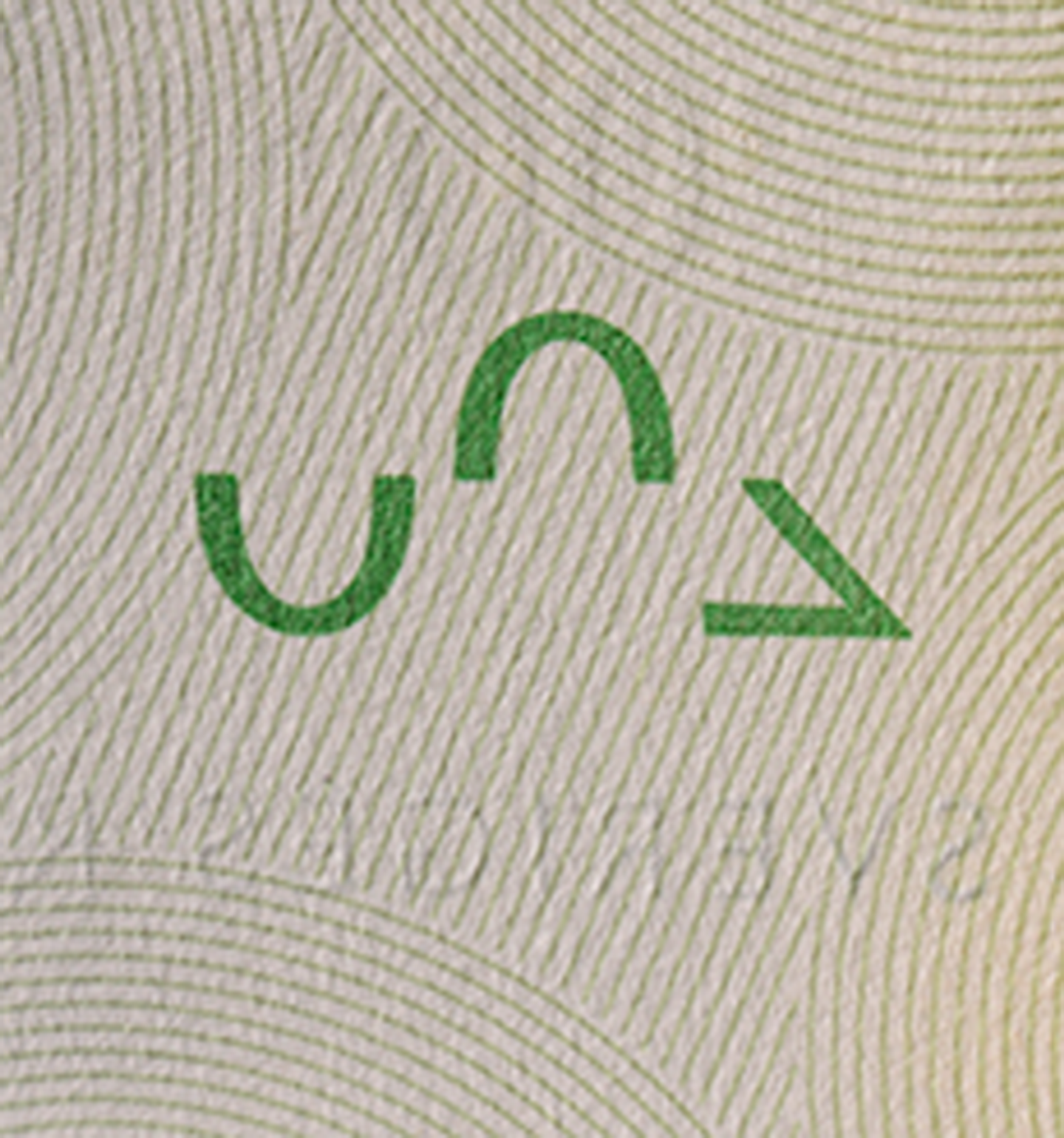 200-krona banknote see-through picture)