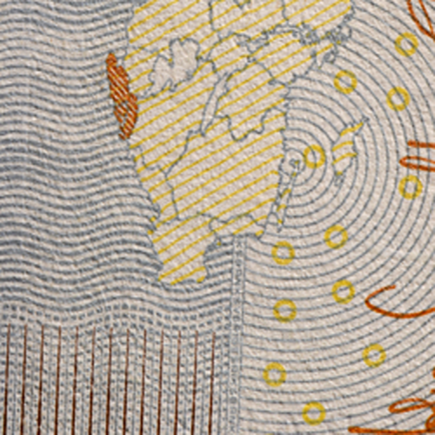 50-krona banknote minitext map front)