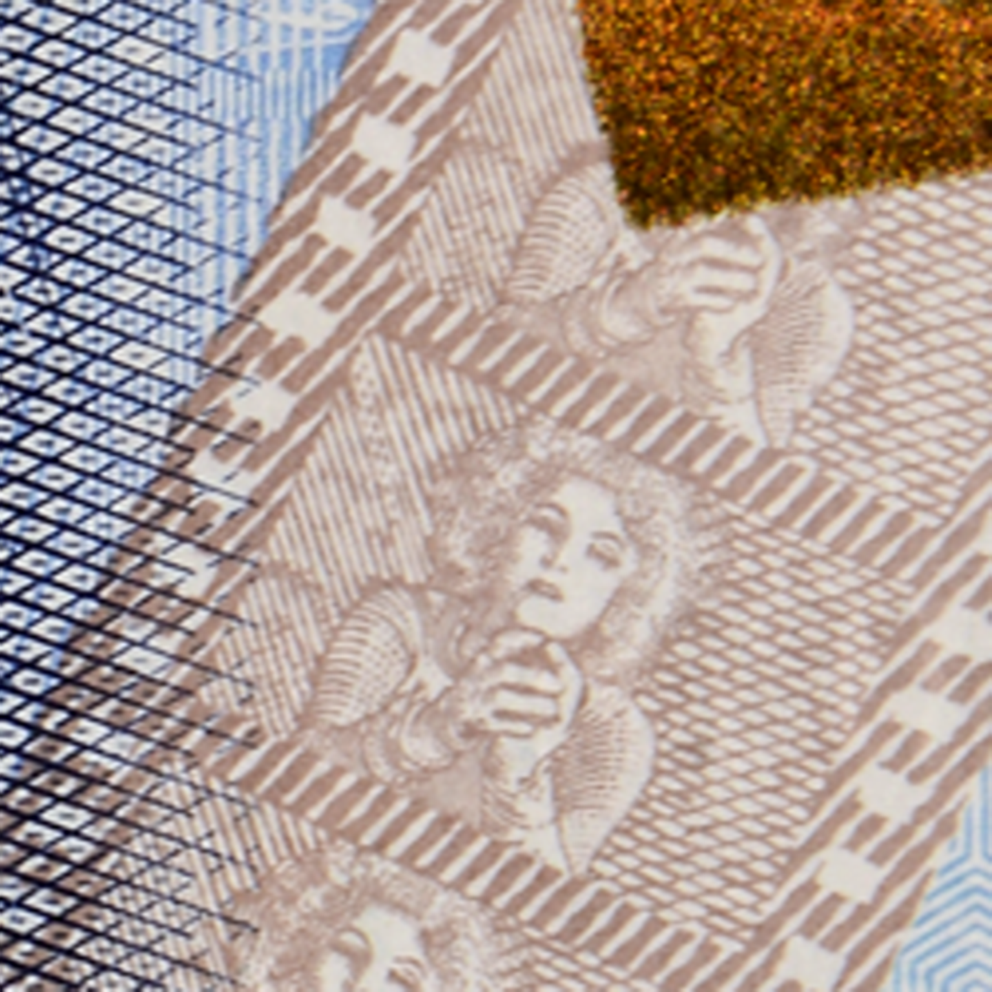 100-krona banknote motif strips of film front)
