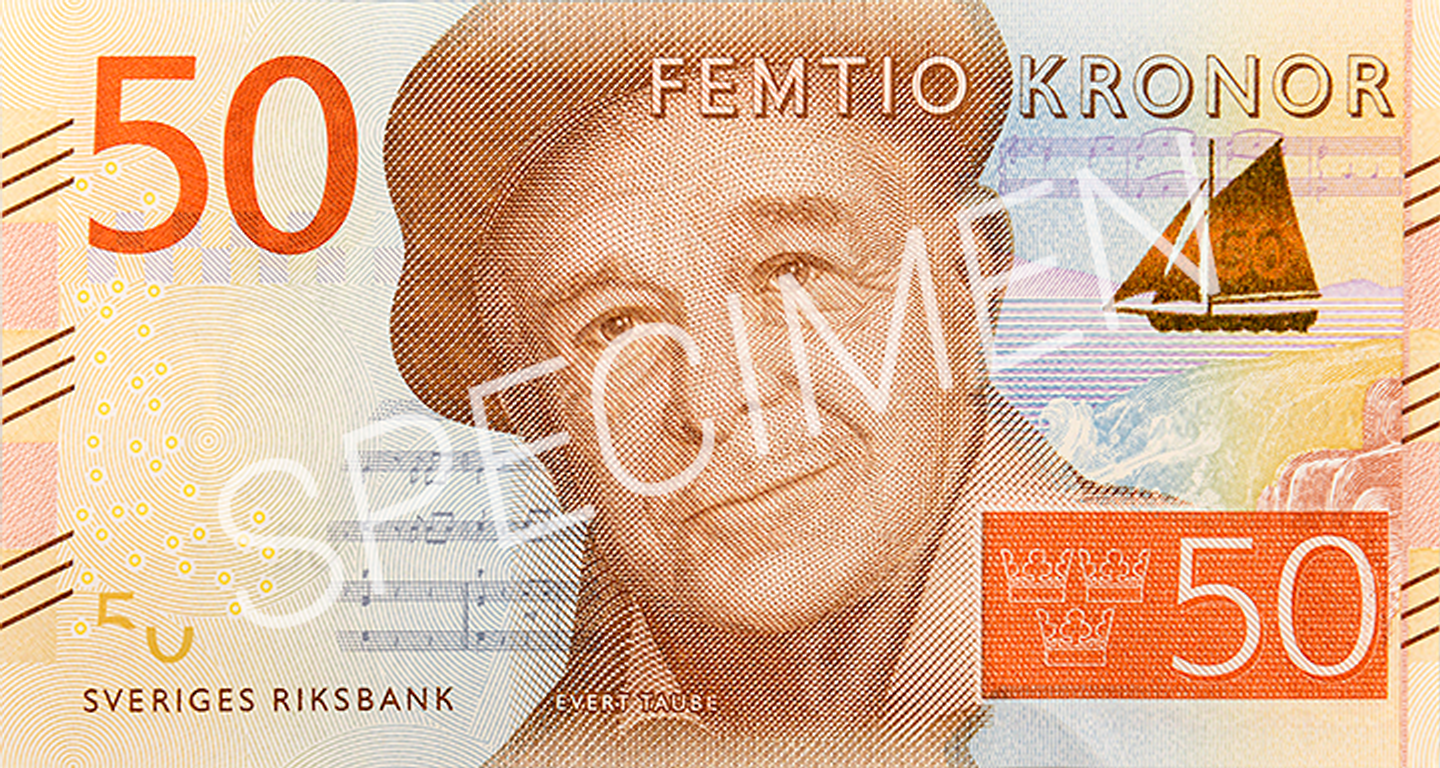 50-krona banknote front)