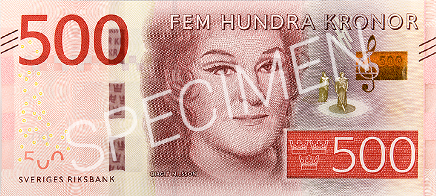 500-krona banknote front)