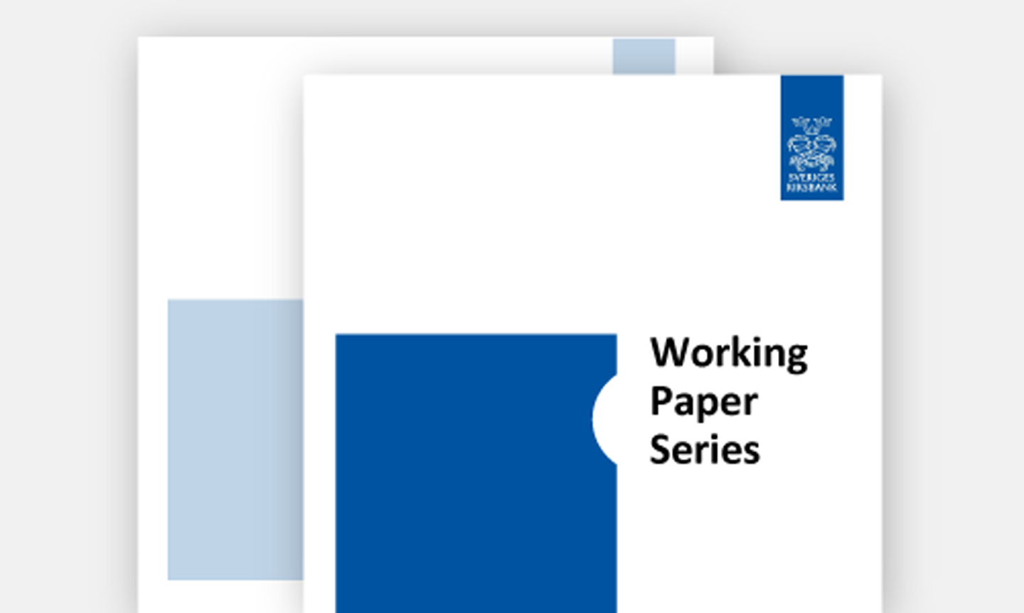 Working Paper Series omslag