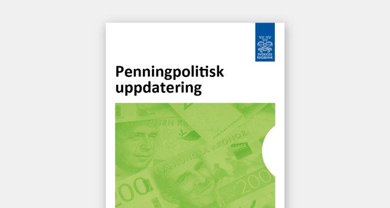 Omslag Penningpolitisk uppdatering, UPP