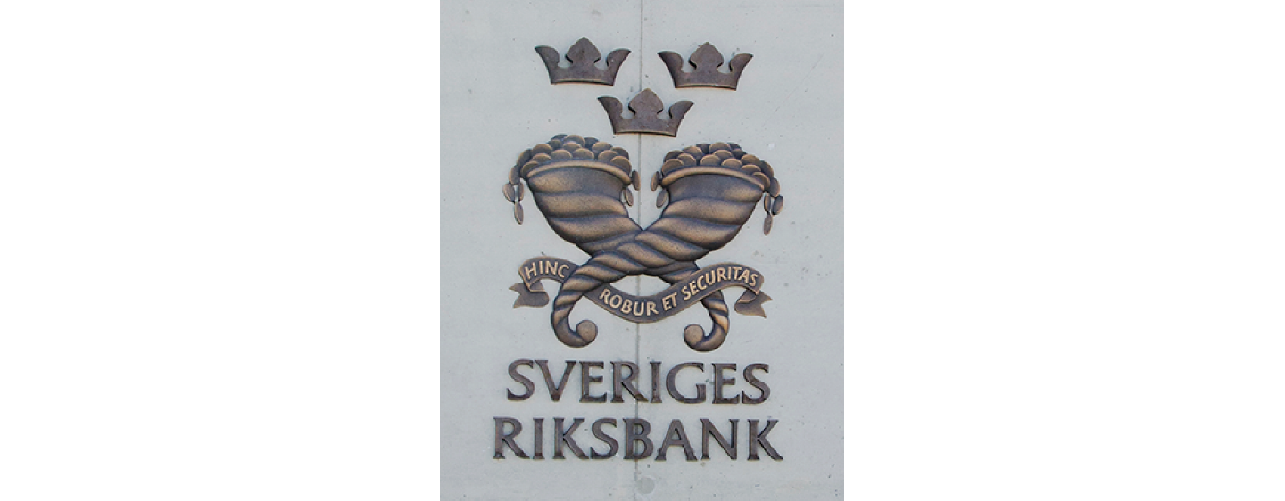 Sign outside the Broby office, Sveriges Riksbank