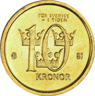 10-krona, reverse