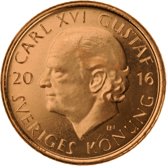 1-krona, obverse