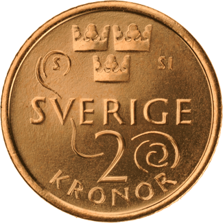 2-krona, reverse