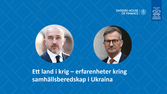Ett land i krig – erfarenheter kring samhällsberedskap i Ukraina