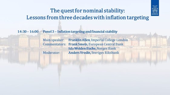 The quest for nominal stability: Panel 3