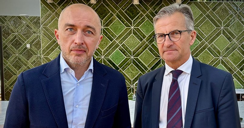 Governor of the National Bank of Ukraine, Andriy Pyshnyy and Riksbank Governor  Erik Thedéen