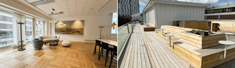Lounge och terrass