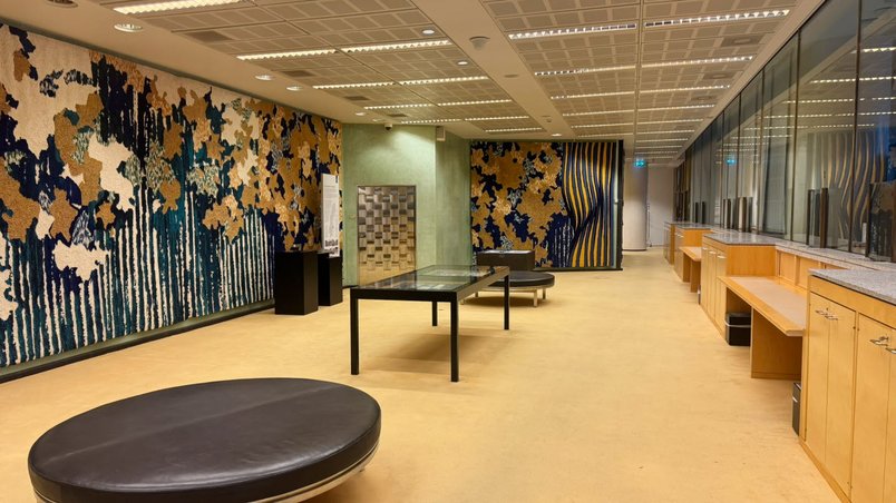 Lobbyn i riksbankshuset.
