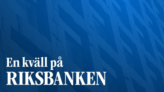 Erik Thedéen bjuder in till En kväll på Riksbanken