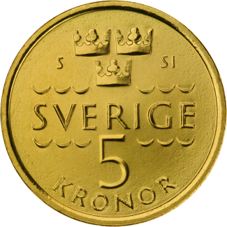 5-krona, reverse