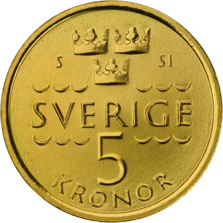 5-krona, baksida