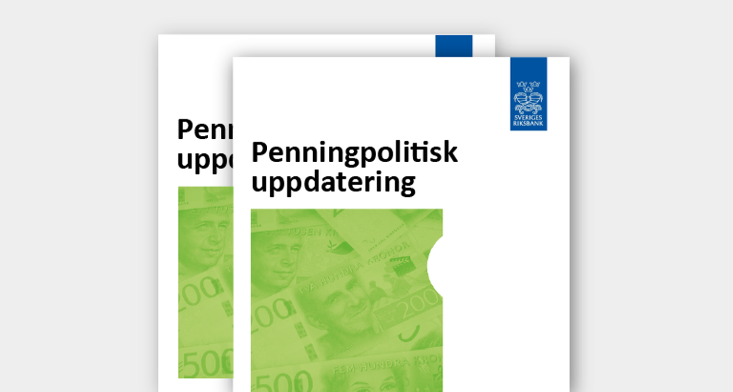 Omslag Penningpolitisk uppdatering, UPP