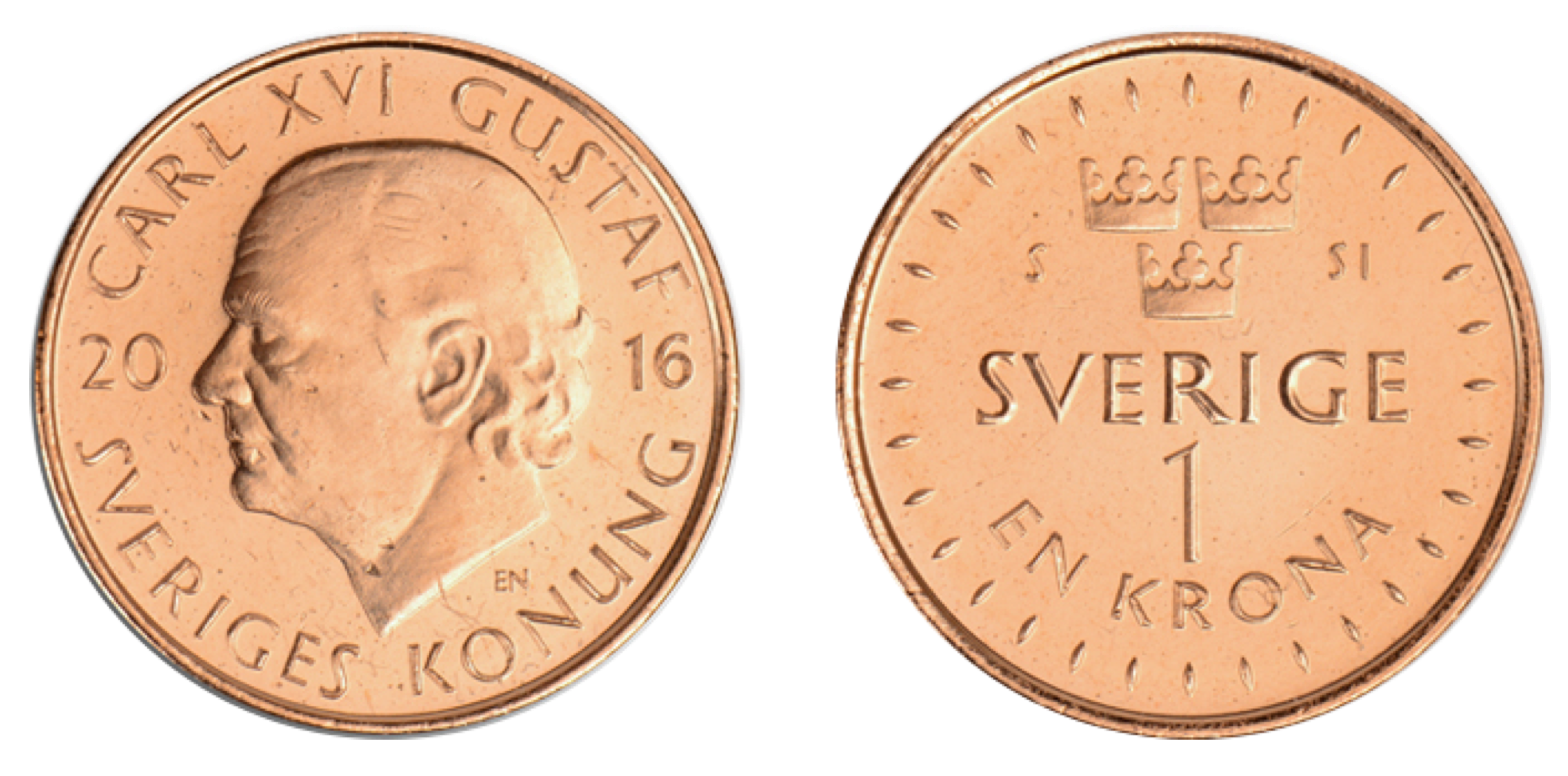 1 krona Sveriges Riksbank