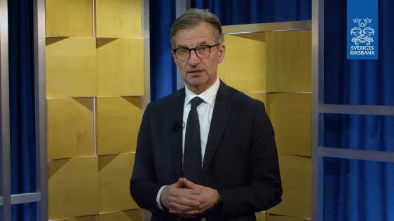 Erik Thedéen: "Styrräntan oförändrad på 4 procent"