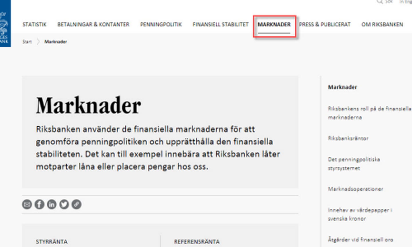 Nya marknadsfliken skärmdump