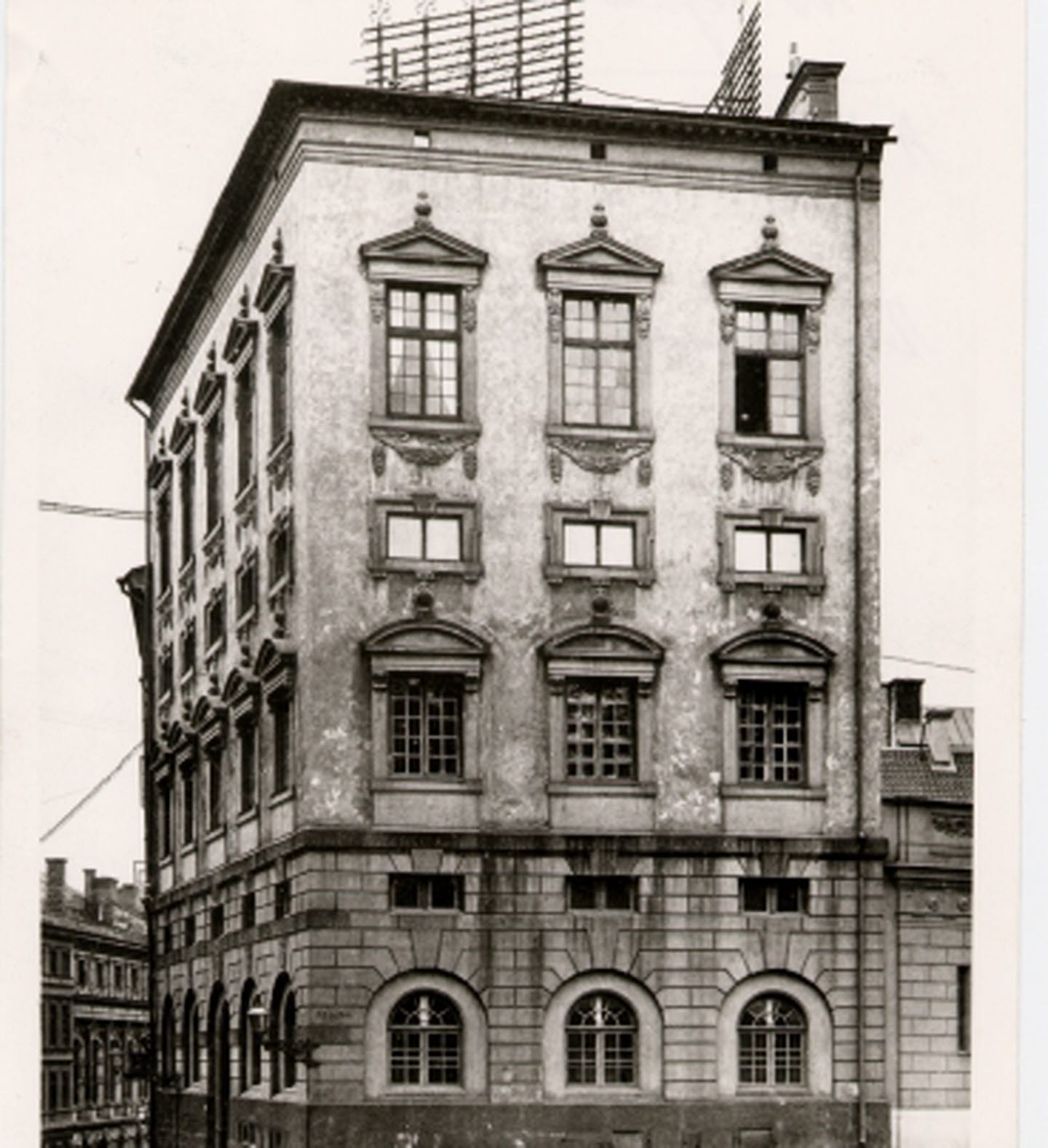 Axel Oxenstierna's palace at Storkyrkobrinken in the Old Town in Stockholm