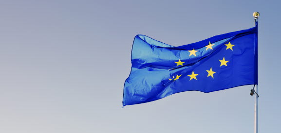 Picture on the EU flag