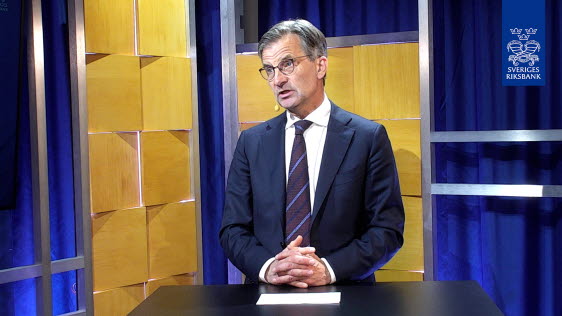 Erik Thedéen intervjuas om räntehöjningen i april 2023