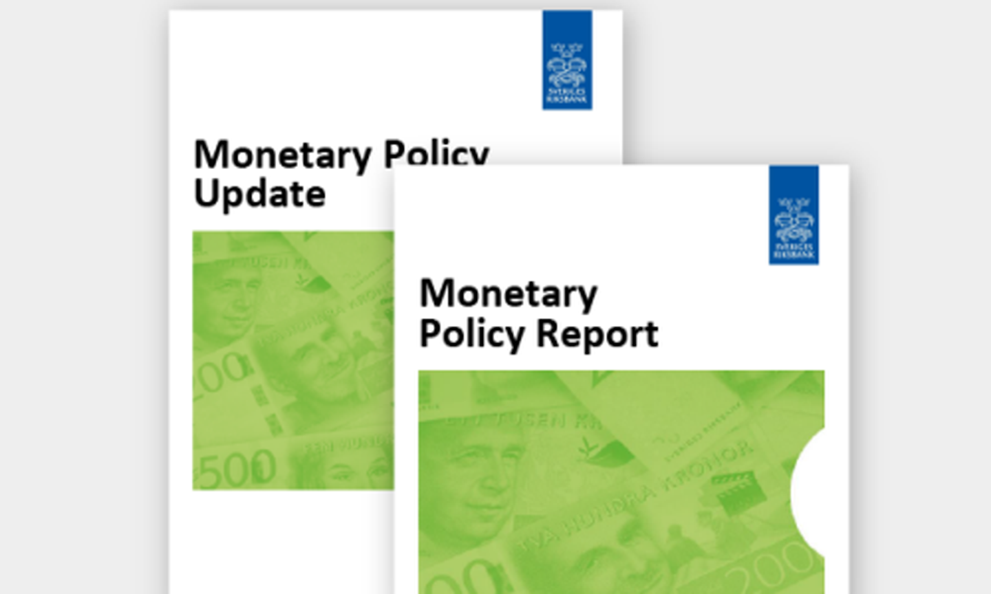 Cover Monetary Policy report and update