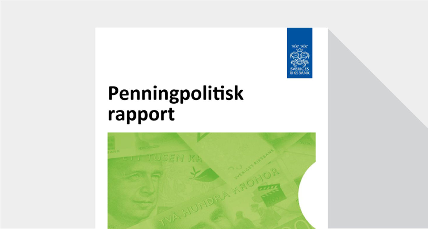 Omslag Penningpolitisk rapport