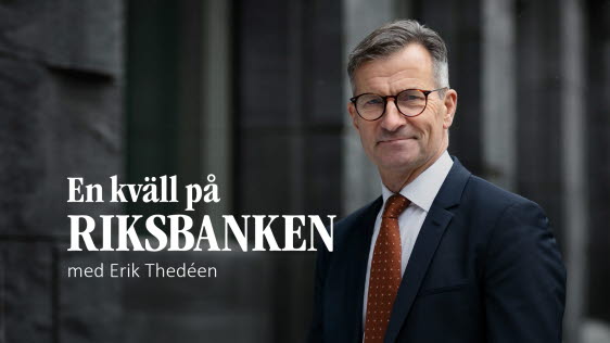 En kväll på Riksbanken med Erik Thedéen