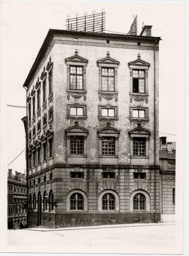 Axel Oxenstierna's palace at Storkyrkobrinken in the Old Town in Stockholm