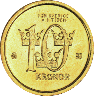 10-krona, reverse