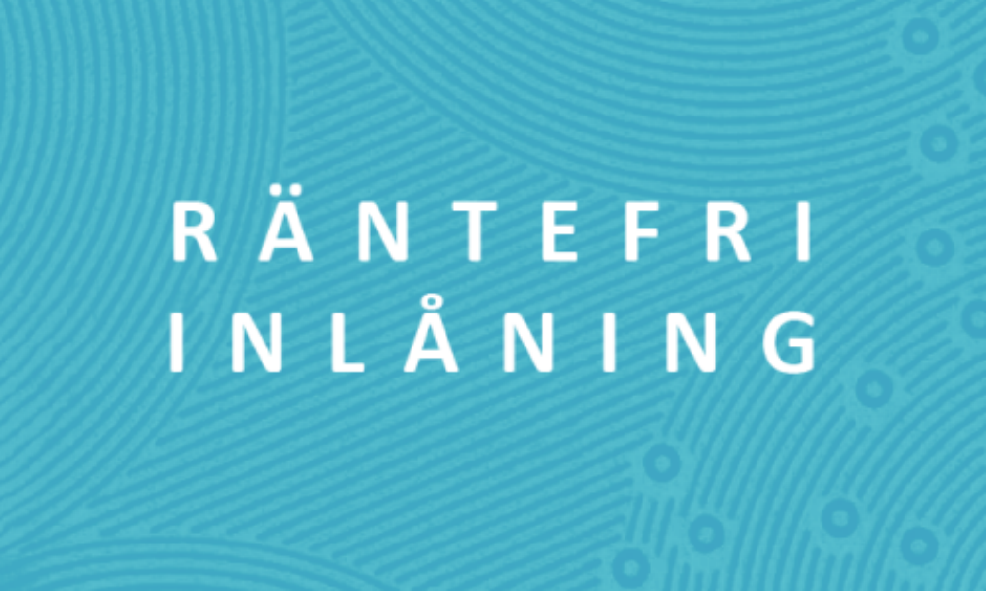 Illustration räntefri inlåning