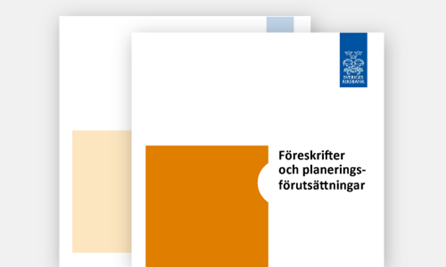 Omslag Föreskrifter och planeringsförutsättningar