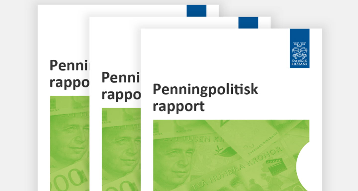 Penningpolitisk rapport, omslag