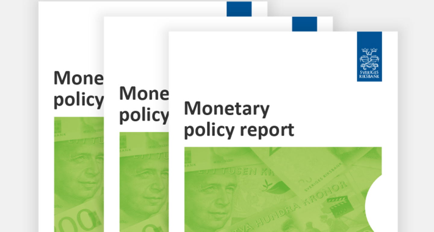 Cover Monetary Policy Report