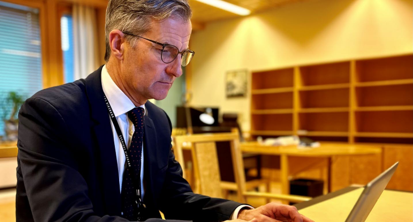 Erik Thedéen chat vid PPR