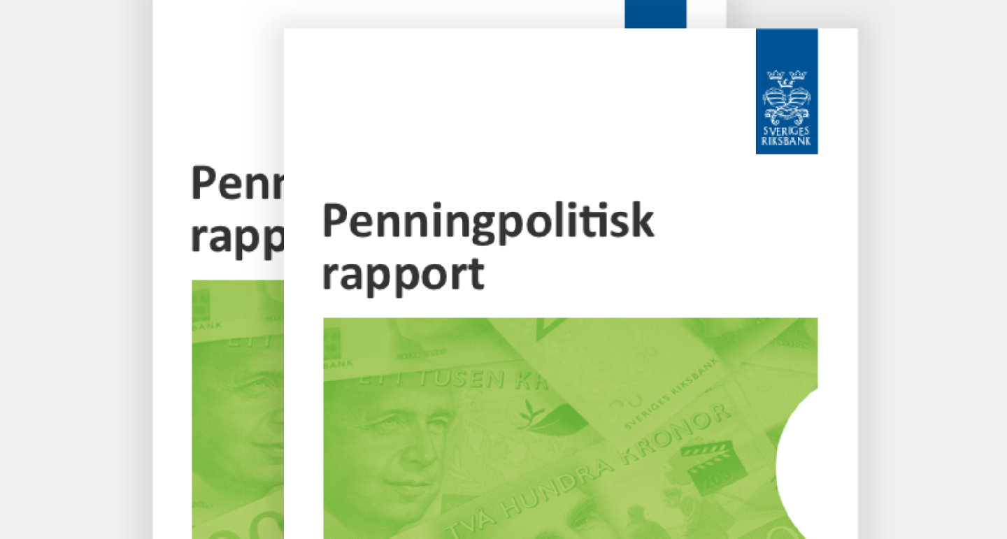 Penningpolitisk rapport, omslag