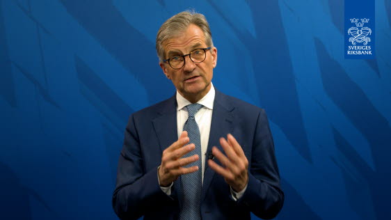 Riksbankschefen om räntebeskedet i maj 2026